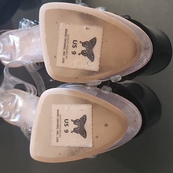 MARC DEFANG Laura runway/pageant platform heels size 9 - Picture 4 of 9